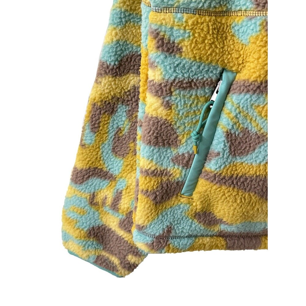 NEW The North Face Womens Small Cragmont 1/4 Snap Fleece Pullover Wasabi Camo - Picture 5 of 8